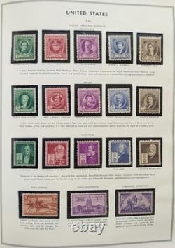 US Stamp Collection 1800s-1980s in Harris Liberty Album Mint & Used Scott $4,000