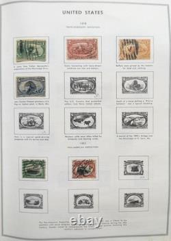 US Stamp Collection 1800s-1980s in Liberty Album Loaded Mint & Used High Value