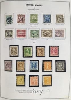 US Stamp Collection 1800s-1980s in Liberty Album Loaded Mint & Used High Value