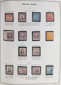 US Stamp Collection 1800s-1980s in Liberty Album Loaded Mint & Used High Value