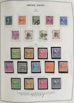 US Stamp Collection 1800s-1980s in Liberty Album Loaded Mint & Used High Value