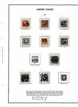 US Stamp Collection 1847-1965 in Liberty Stamp Album