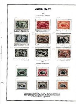 US Stamp Collection 1847-1965 in Liberty Stamp Album