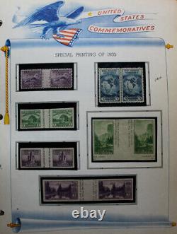 US Stamp Collection 1920s-70s in White Ace Album