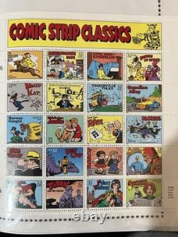 US Stamp Collection 1991-1997 In Album