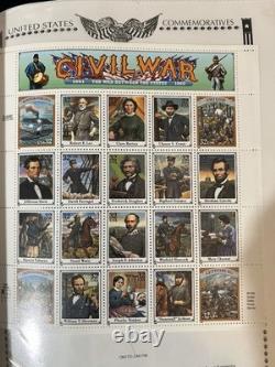 US Stamp Collection 1991-1997 In Album