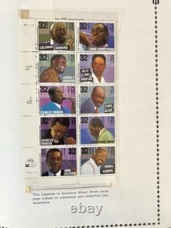 US Stamp Collection 1991-1997 In Album