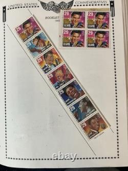 US Stamp Collection 1991-1997 In Album