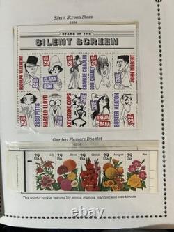 US Stamp Collection 1991-1997 In Album