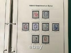 US Stamp Collection American Heirloom Album Three Volumes almost 2000 stamps