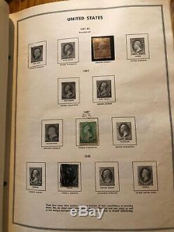 US Stamp Collection Mounted In H. E. Harris Liberty Stamp Album Tons Of Stamps