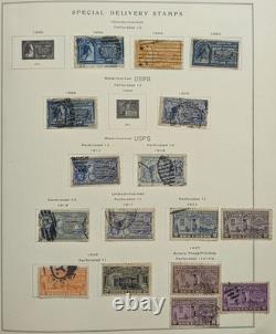 US Stamp Collection Scott Album Mint & Used Back Of The Book Officials Revenues
