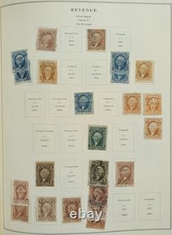 US Stamp Collection Scott Album Mint & Used Back Of The Book Officials Revenues