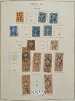 US Stamp Collection Scott Album Mint & Used Back Of The Book Officials Revenues