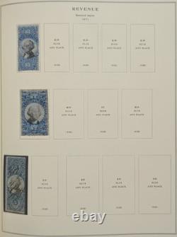US Stamp Collection Scott Album Mint & Used Back Of The Book Officials Revenues