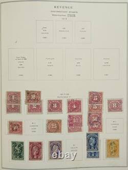 US Stamp Collection Scott Album Mint & Used Back Of The Book Officials Revenues