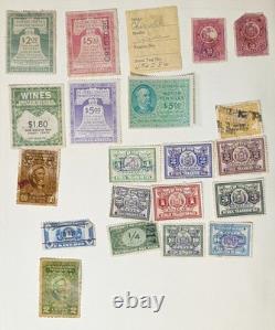 US Stamp Collection Scott Album Mint & Used Back Of The Book Officials Revenues