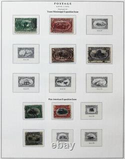 US Stamp Collection in Old Schaubek Album 1800s-1930s Scott Value $5,000+
