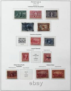 US Stamp Collection in Old Schaubek Album 1800s-1930s Scott Value $5,000+