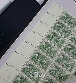US Stamp Mint 127 Sheet Collection Albums 1947 1958 3 cent lot FV $196
