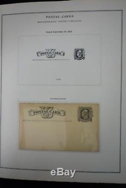 US Stamps 1800s to 1990s Postal Card Collection 2 Albums