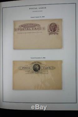 US Stamps 1800s to 1990s Postal Card Collection 2 Albums