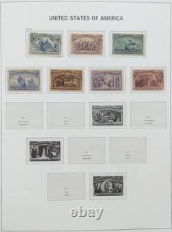 US Stamps 1893-1940s Collection 2 DAVO Albums Columbian Airmail Kans Nebr