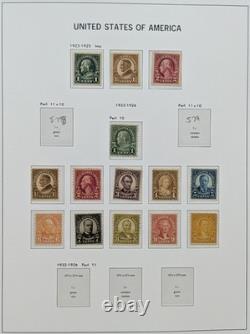 US Stamps 1893-1940s Collection 2 DAVO Albums Columbian Airmail Kans Nebr