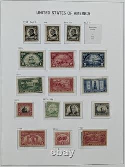 US Stamps 1893-1940s Collection 2 DAVO Albums Columbian Airmail Kans Nebr