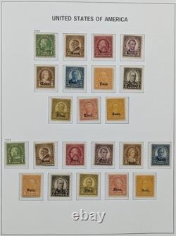 US Stamps 1893-1940s Collection 2 DAVO Albums Columbian Airmail Kans Nebr