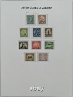 US Stamps 1893-1940s Collection 2 DAVO Albums Columbian Airmail Kans Nebr