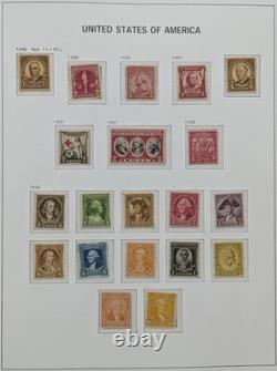 US Stamps 1893-1940s Collection 2 DAVO Albums Columbian Airmail Kans Nebr