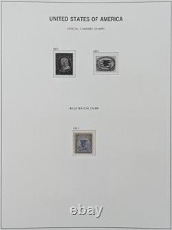 US Stamps 1893-1940s Collection 2 DAVO Albums Columbian Airmail Kans Nebr