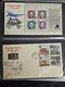 Us Stamps Collection Lot Of 40 Hand Painted Covers Signed By Faith In Album