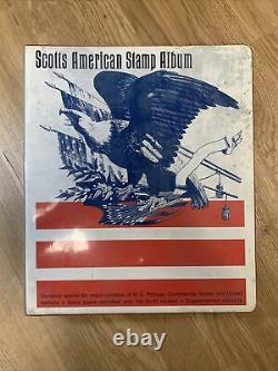 US Stamps Collection in Scotts American Stamp Album Over 400 stamps