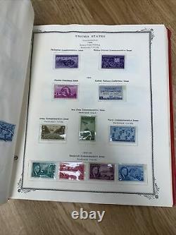 US Stamps Collection in Scotts American Stamp Album Over 400 stamps