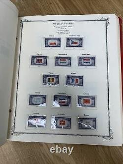 US Stamps Collection in Scotts American Stamp Album Over 400 stamps