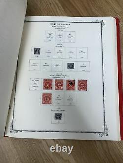 US Stamps Collection in Scotts American Stamp Album Over 400 stamps