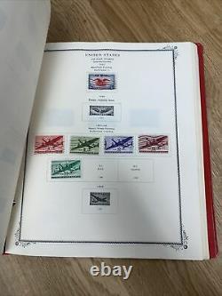 US Stamps Collection in Scotts American Stamp Album Over 400 stamps