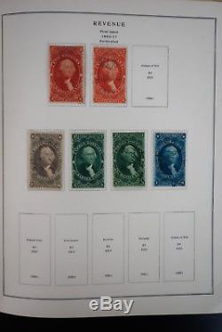 US Stamps Early Revenue & back of the Book Collection in Scott Album
