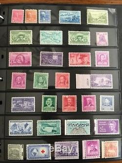 US Stamps Postage Collection Lot 667 Piece Album with binder