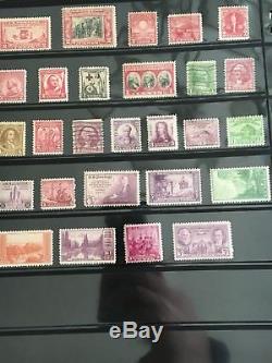 US Stamps Postage Collection Lot 667 Piece Album with binder