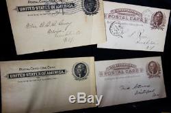 US Stamps Postal Card Collection in 2 Albums