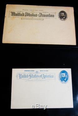 US Stamps Postal Card Collection in 2 Albums