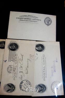 US Stamps Postal Card Collection in 2 Albums