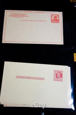 US Stamps Postal Card Collection in 2 Albums