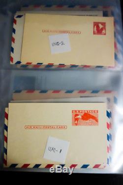 US Stamps Postal Card Collection in 2 Albums