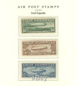 US, Superb Stamp Collection in a 6 Volume Scott Platinum Hingeless albums