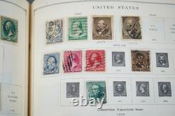 US & WORLDWIDE 1850s-1940 UNPICKED COLLECTION NEARLY 6000 STAMPS IN SCOTT ALBUM