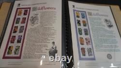US collection of MNH stamps Commemorative panels in two albums